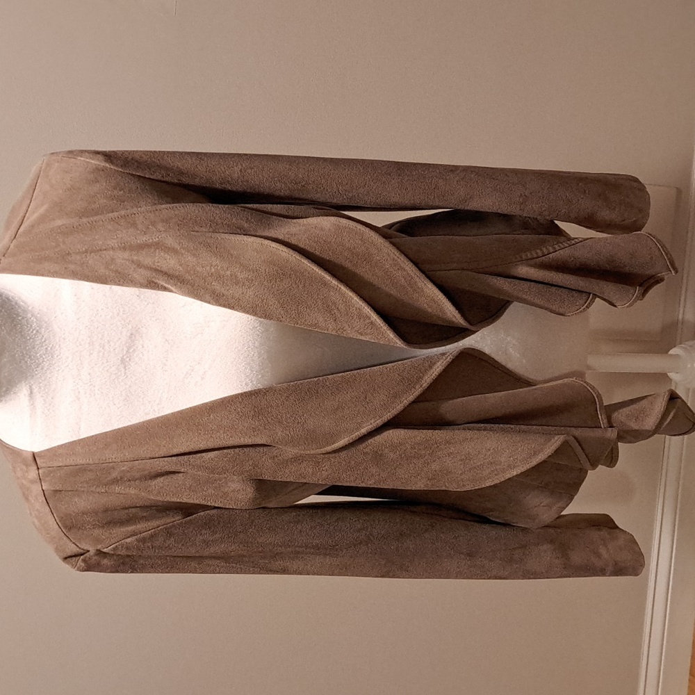 Soft suede blazer